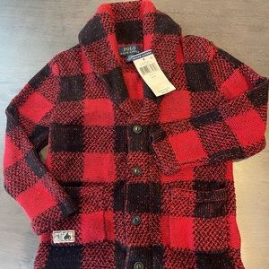 Boys Ralph Lauren button down sweater size 4T